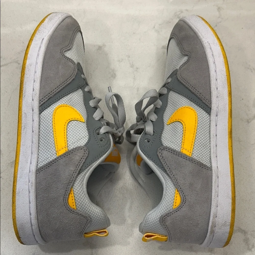 Nike Alleyoop SB 'Particle Grey‎ University Gold' Sneakers Skate Shoes 7.5